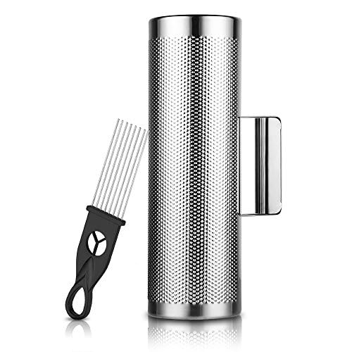 Metal Guiro 12X 4 Stainless Steel With Scraper Latin Percussion Instrument,By Vangoa