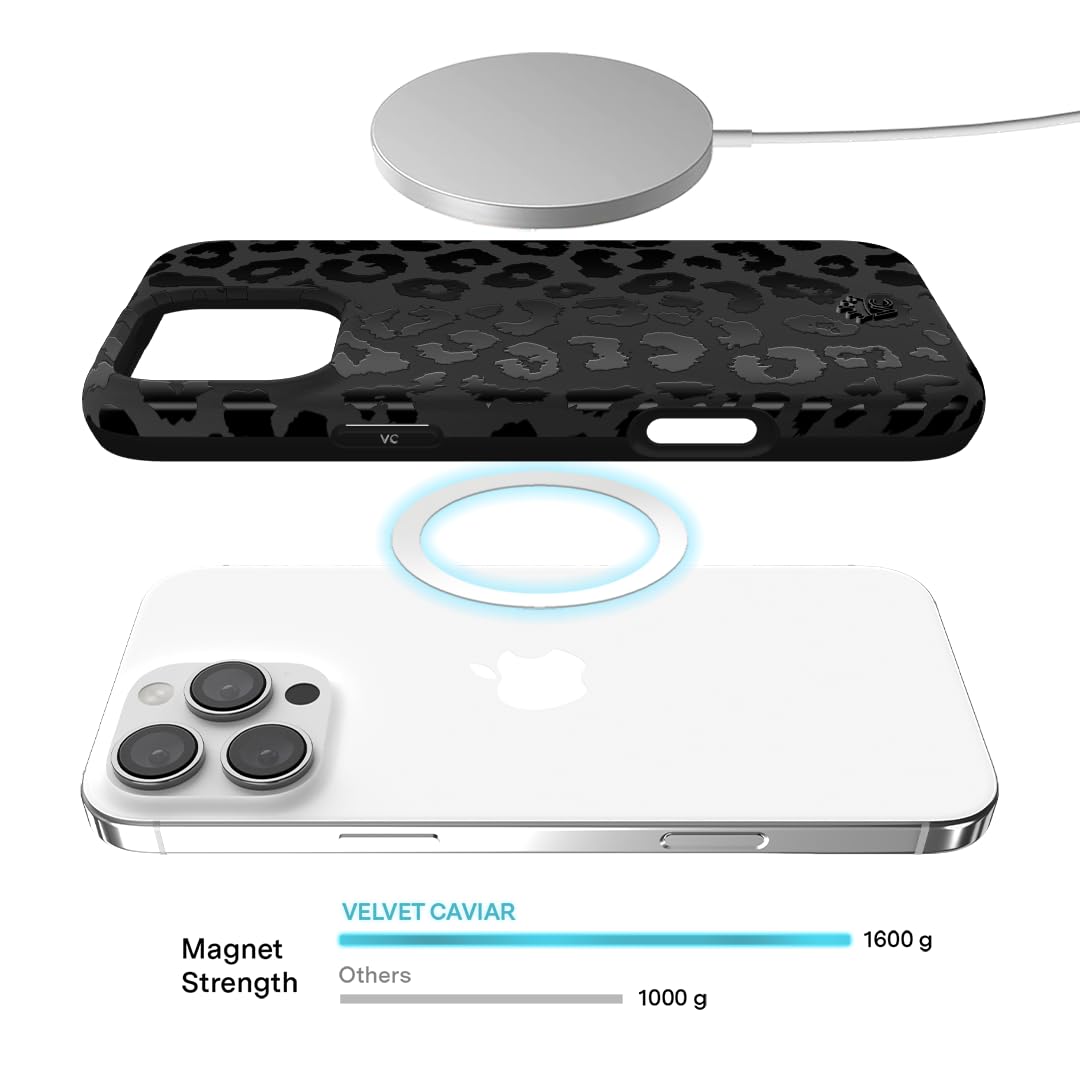 Velvet Caviar Tortoise Shell Phone Case For Iphone 16 Pro Max [8Ft Drop Tested] Compatible With Magsafe   Protective Luxury Desi