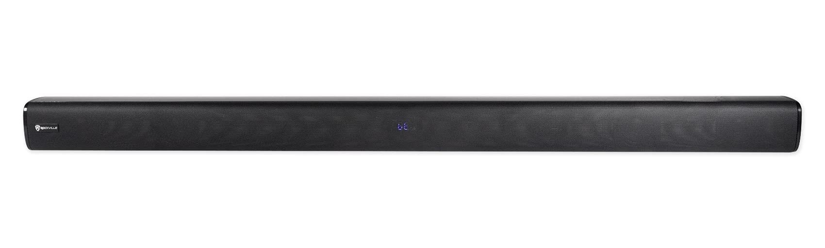 Rockville Rockbar 40 400W Soundbar W/Wireless Subwoofer/Bluetooth/Hdmi/Optical, Black