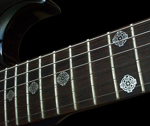 Jockomo Metallic Celtic Cross Guitar Inlay Sticker