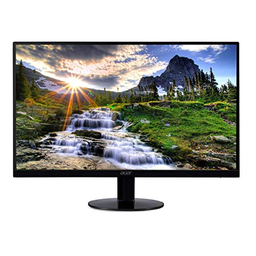 Acer Sb220Q Bi 21.5 Inches Full Hd (1920 X 1080) Ips Ultra Thin Zero Frame Monitor (Hdmi & Vga Port), Black