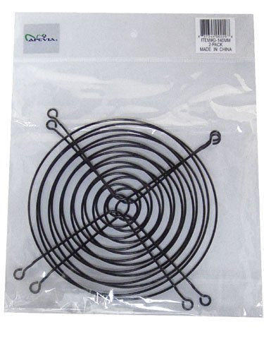 Apevia G 140Mm Apevia 140Mm Black Fan Grill 2 In 1 Pack   Retail