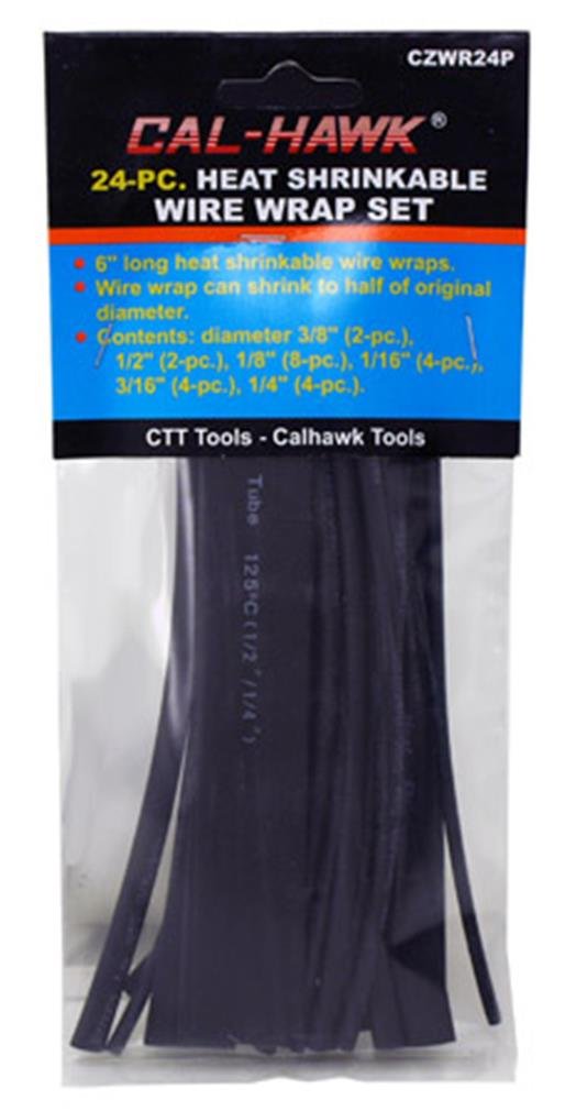 24 Pc. Heat Shrinkable Wire Wrap Set