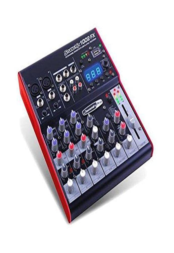 Compact PA Mixer w/USB Port which allows you to play or record in MP3 direct to flash drives.
