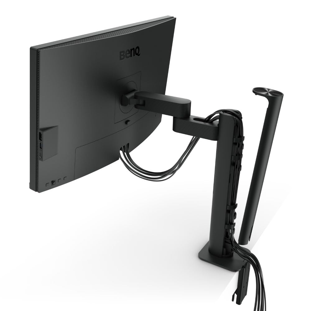 Benq Pd2706Ua Ergo Arm Mac-Ready 27 4K Uhd | 95% P3, 99% Rec.709 & Srgb | Ips | Built-In Ergo Arm | Iccsync | Uniformity | Delta