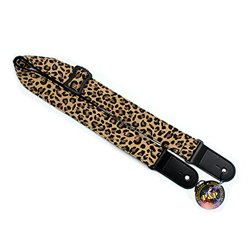 Art Attack Leopard Animal Print Electric Acoustic Ukulele Bass Guitar Strap