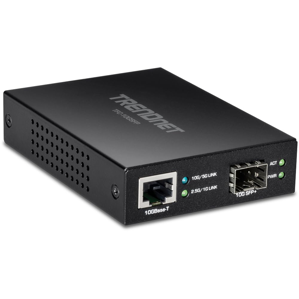 10Gbase-T To Sfp+ Fiber Media Converter