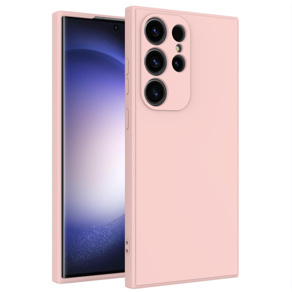 Wogroo For Samsung Galaxy S23 Ultra Case Pink, Scratch Resistant With Soft Touch, Slim Thin Phone Cover For Samsung Galaxy S23 U