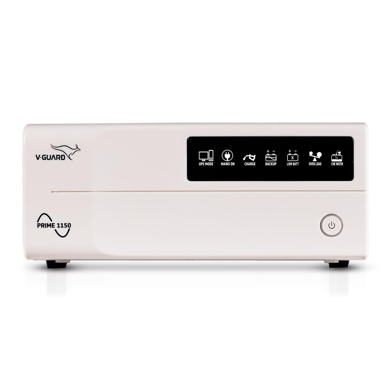 VGuard Prime 1150 Inverter For Home, Office & Shop |1000Va / 12V Pure Sine Wave | Reliable Power Backup | Led Display | Easy In