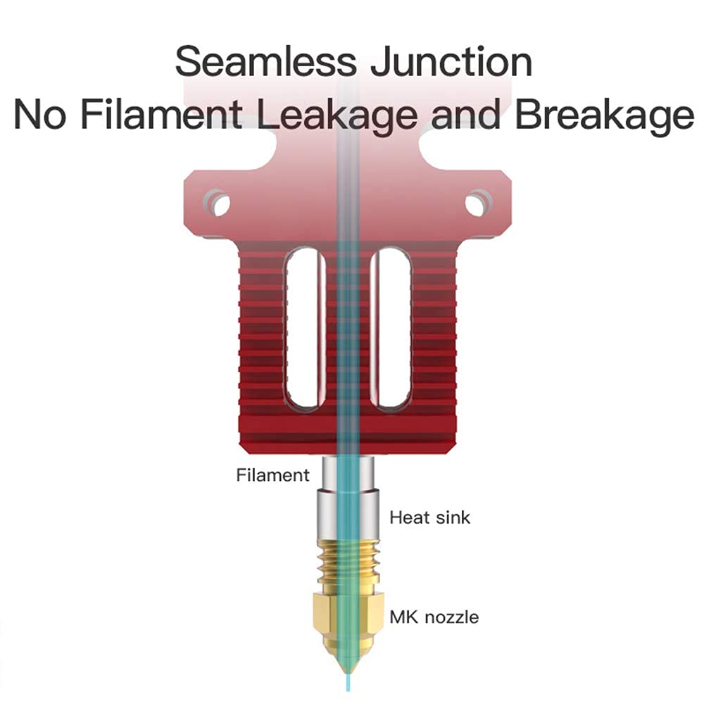 Creality Original 12Pcs Ender 3 Series 0.4Mm Mk Nozzles, For Sprite Extruder Nozzle/Ender 3 S1/Pro/Ender 3/V2/Pro/Max/Cr 6 Se/Ma
