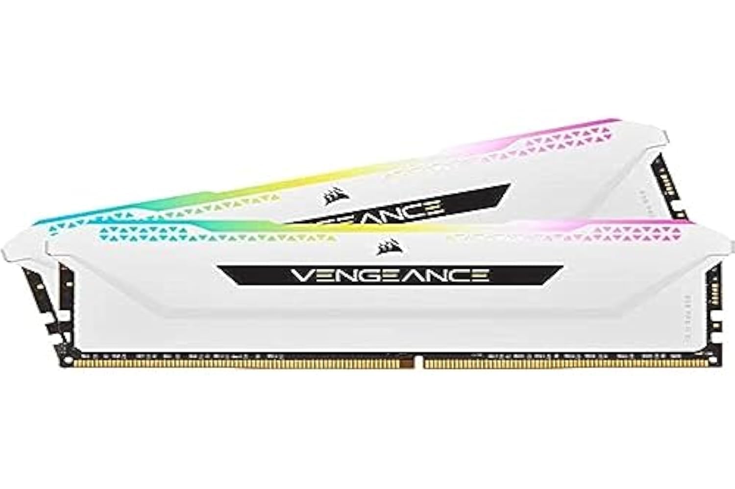 Corsair Vengeance RGB Pro 16GB (2x8GB) DDR4 3600 (PC4-28800) C18 1.35V Desktop Memory - White (CMH16GX4M2D3600C18W)