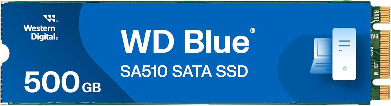 Sandisk SSD WDS500G3B0B 500GB M.2 2280 SATA III Blue SA510 Retail