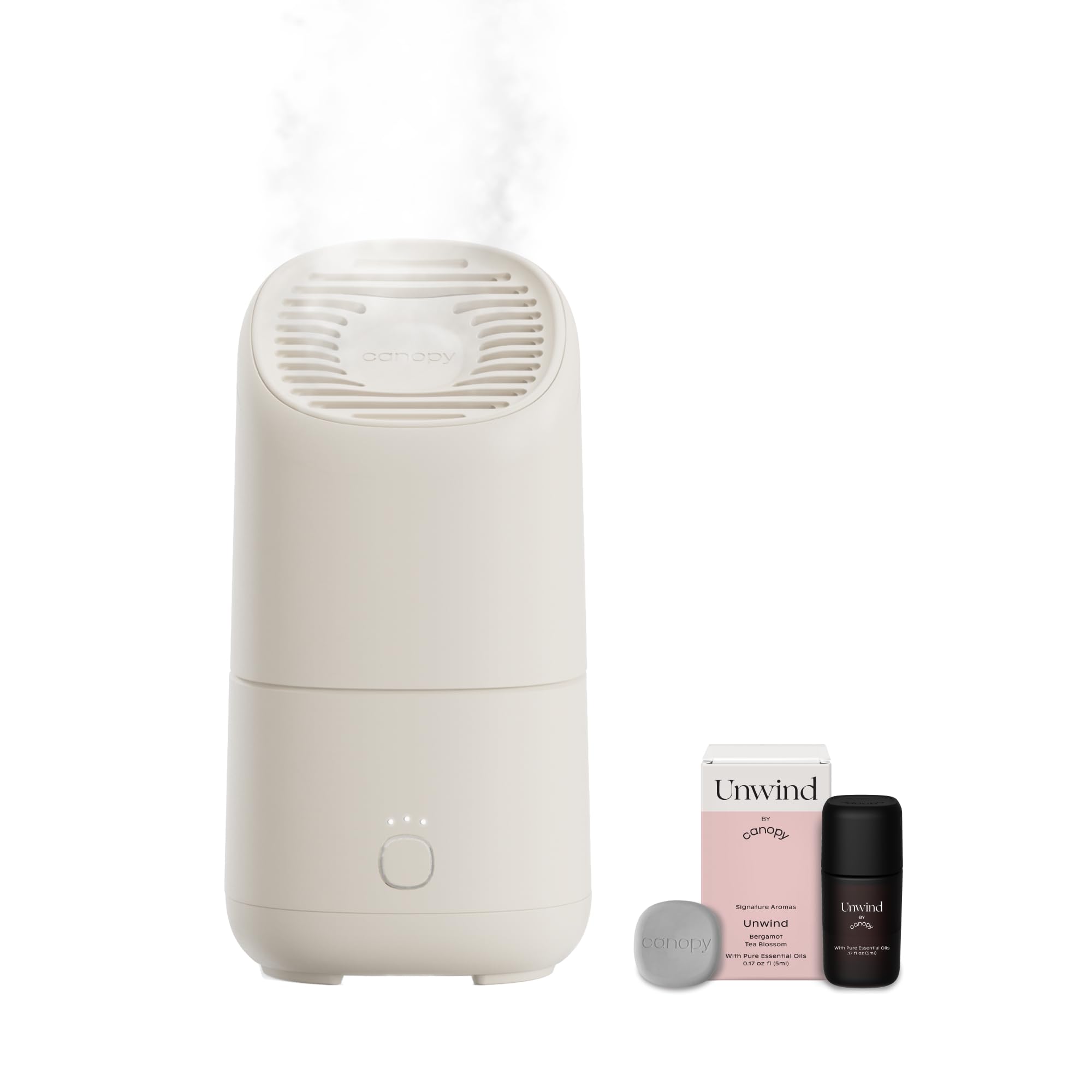 Canopy Portable Misting Humidifier   Cordless 11 Hr Run Time, 500 Ml, Tsa Approved Travel Humidifier   Alleviate Symptoms Of All