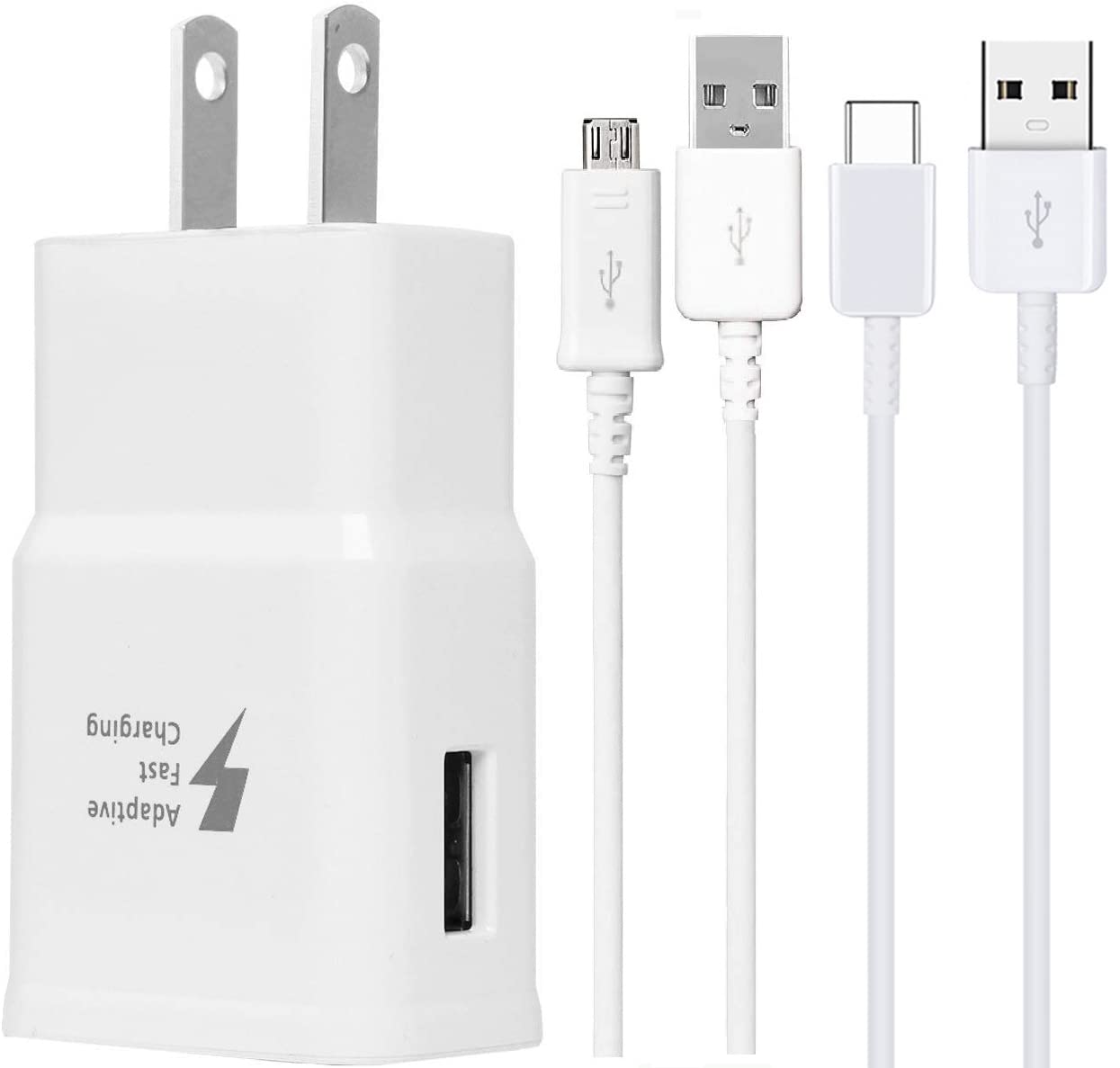 Designed For Samsung Galaxy Tablet,Adaptive Fast Charger For Samsung Galaxy Tab A 10.1/8.0/7.0/9.7 Tablet,Tab E Tablet,S7,S7 Edge S6,S6,Note 4 Tab S 10.5,A 9.7,4 And More