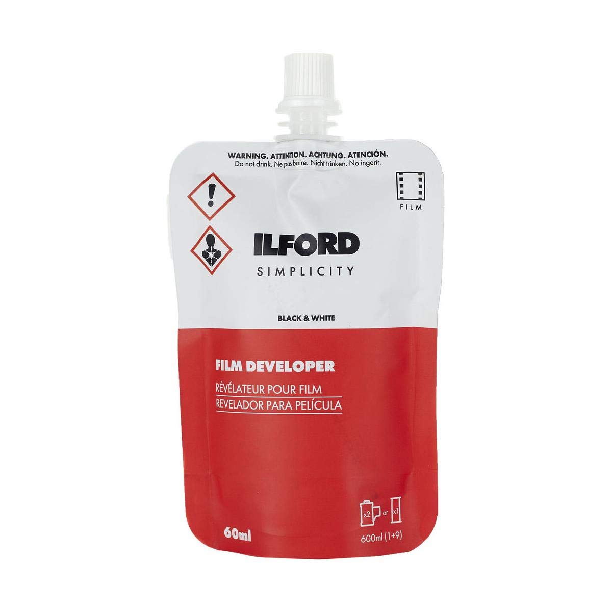 Ilford Simplicity Film Developer, 60Ml Sachet, 5 Pack