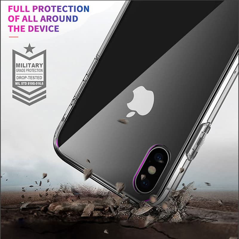 Yqinhhme Phone Case For Honor X8B (6.7''), Clear Tpu Soft Silicone Cover [Ultra Thin X Anti Yellow] Shockproof Anti Drop Protect
