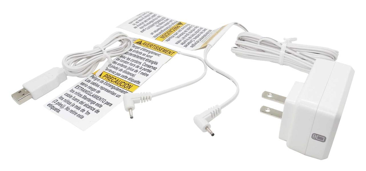 Official Infant Optics Round Pin Power Cord Adapter For Dxr 8 Monitor Unit (2019 Version Dxr 8 Or Later)