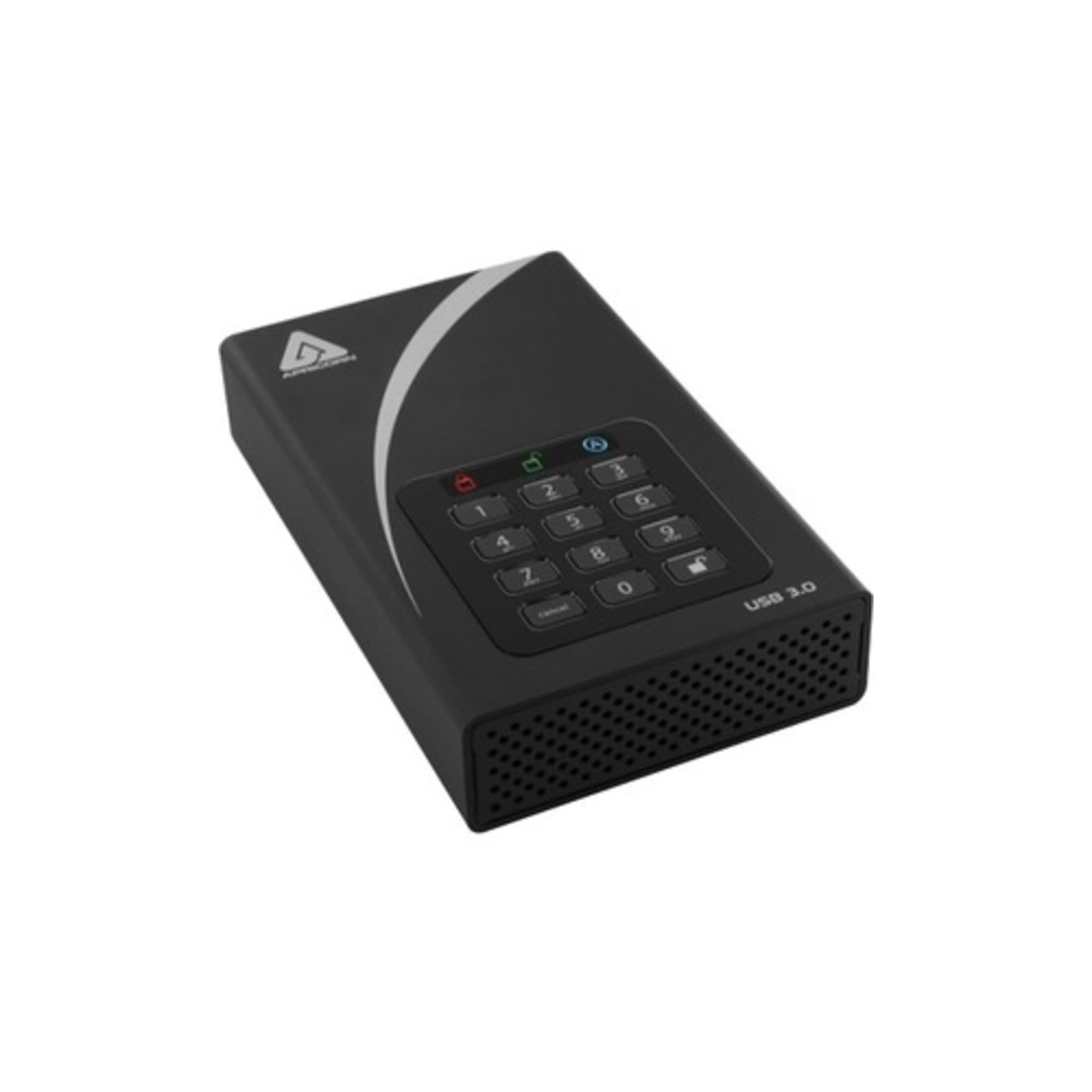 Apricorn 16Tb Aegis Padlock Dt 256 Bit Encrypted Usb 3.0 Hard Drive (Adt 3Pl256 16Tb)