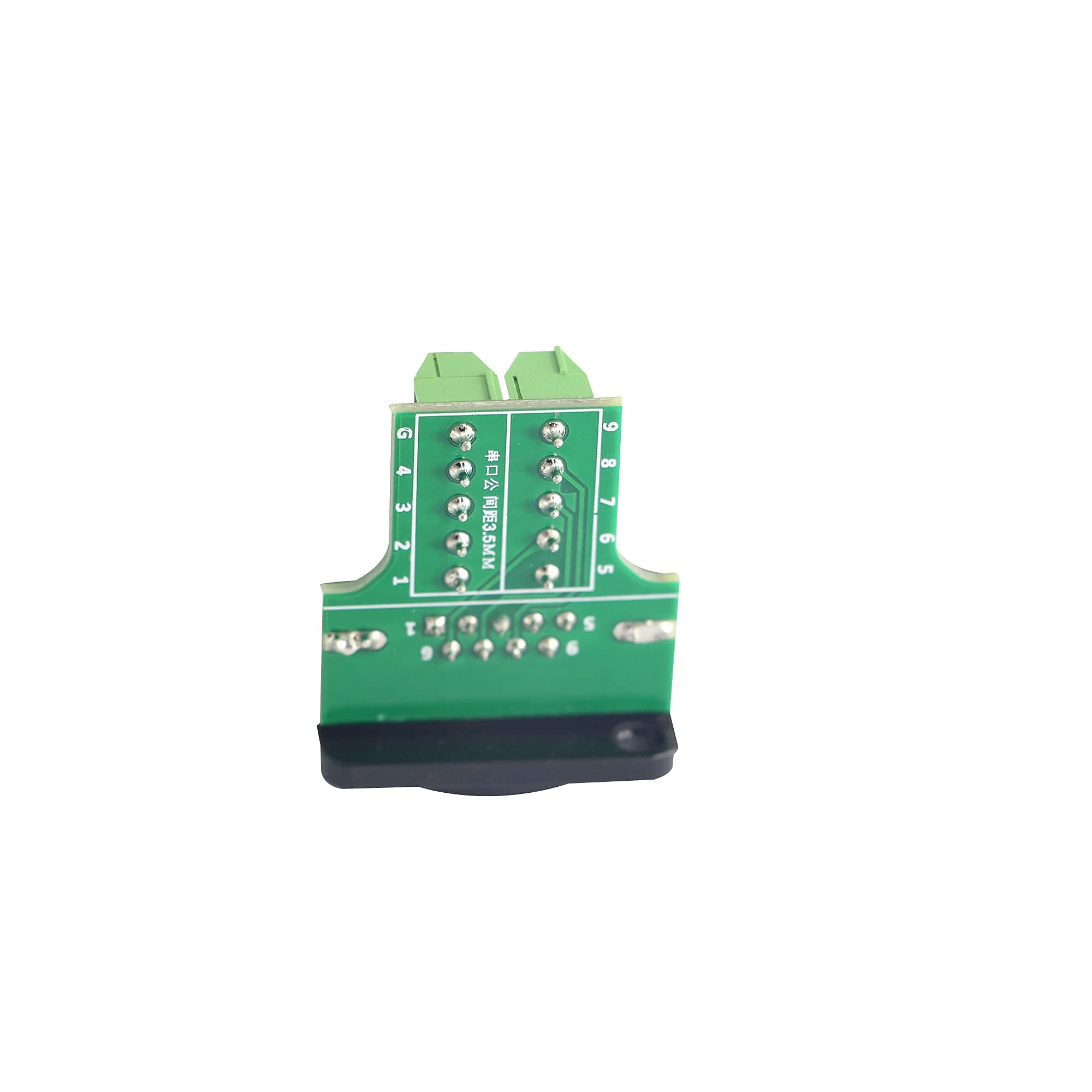 Qianrenon Db9 Panel Mount Terminal Rs232 Serial To Terminal Female Adapter Connector Breakout Board, 9 Pin Welding Free D Type C