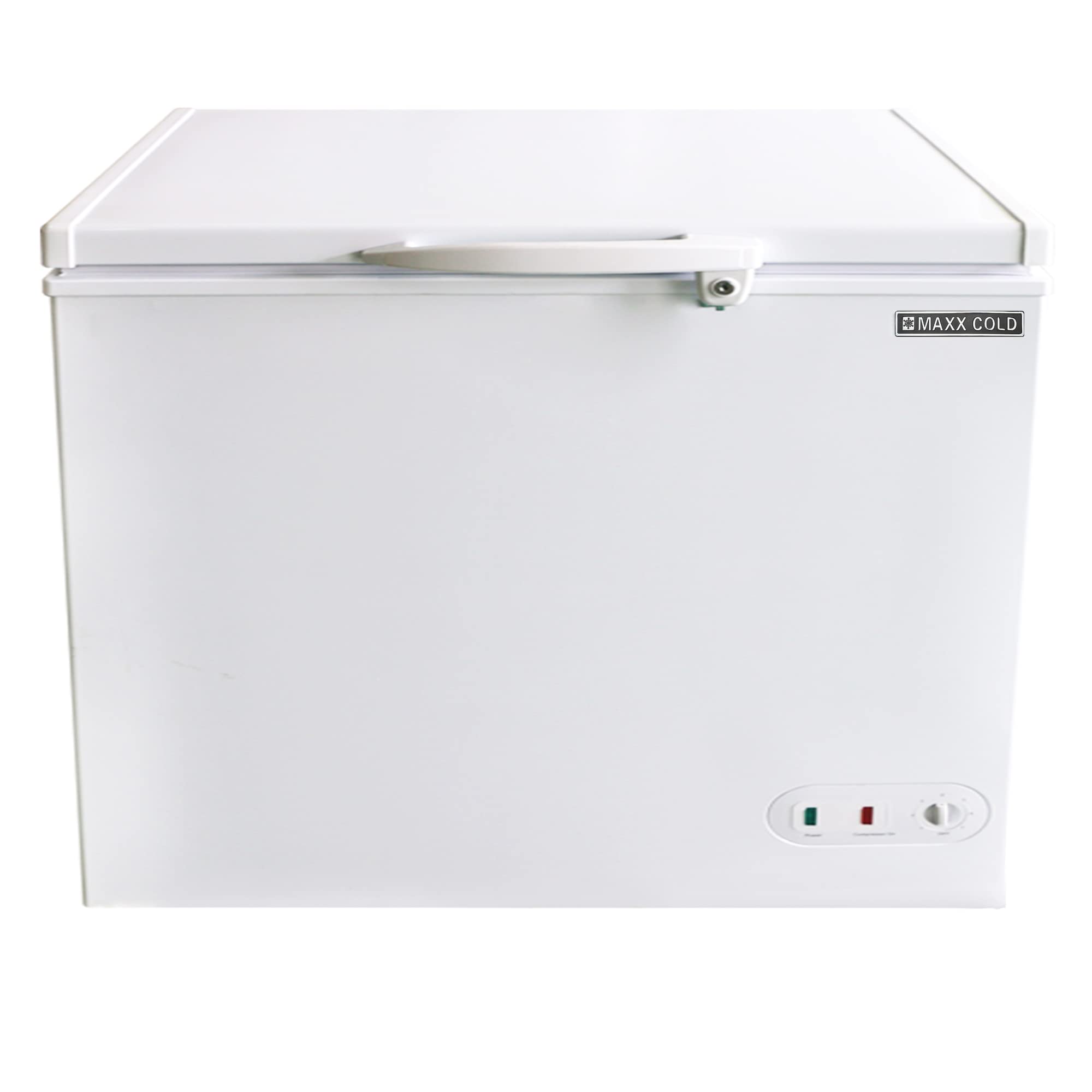Maxx Cold Select Series Compact Chest Freezer with Solid Top, 37.8W, 7 cu. ft. Storage Capacity, Locking Lid, Garage Ready, in W
