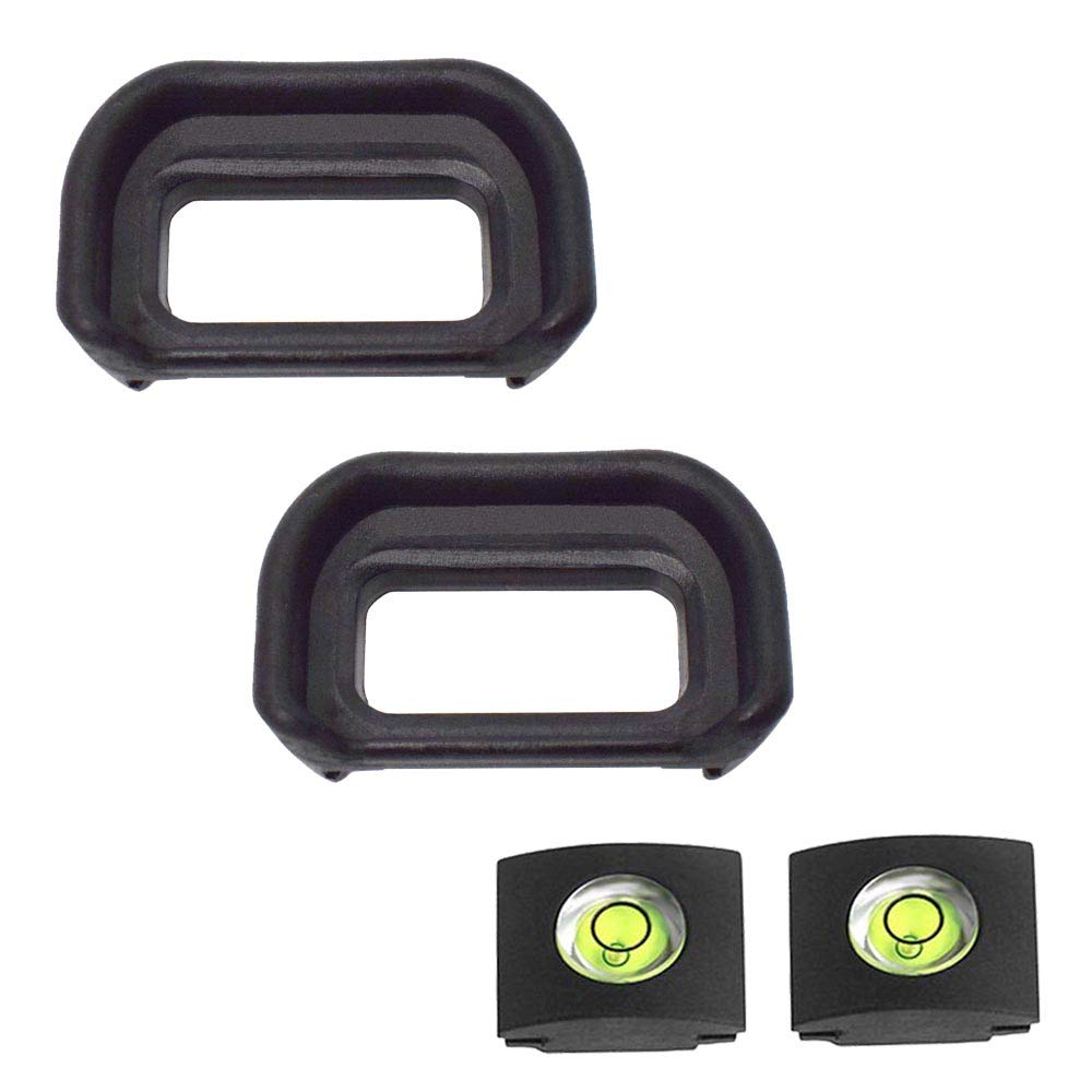 Eyepiece Eyecup Viewfinder Eye Cup For Sony Alpha A6500 A6400 A6600 Camera For Viewfinder (2 Pack),Ulbter Fda Ep17 Eyepiece Eye Cup With Hot Shoe Cover (Fad Ep17)