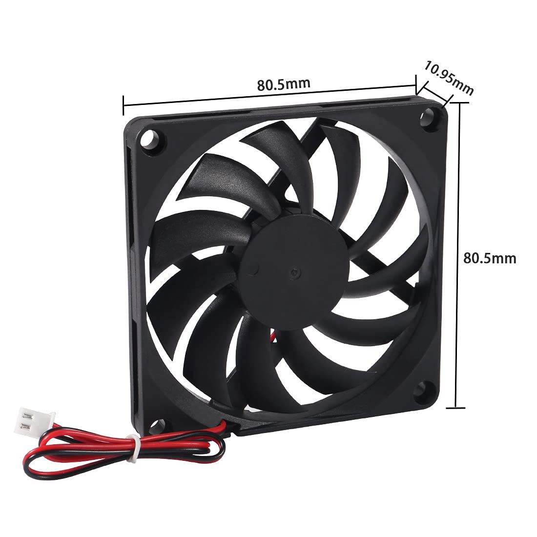 2Pcs Dc 24V 8010 Fan 3D Printer 80X80X10 Brushless Cooling Fan 80Mm For 3D Printer Pc Cpu Computer Case Fan Cooler
