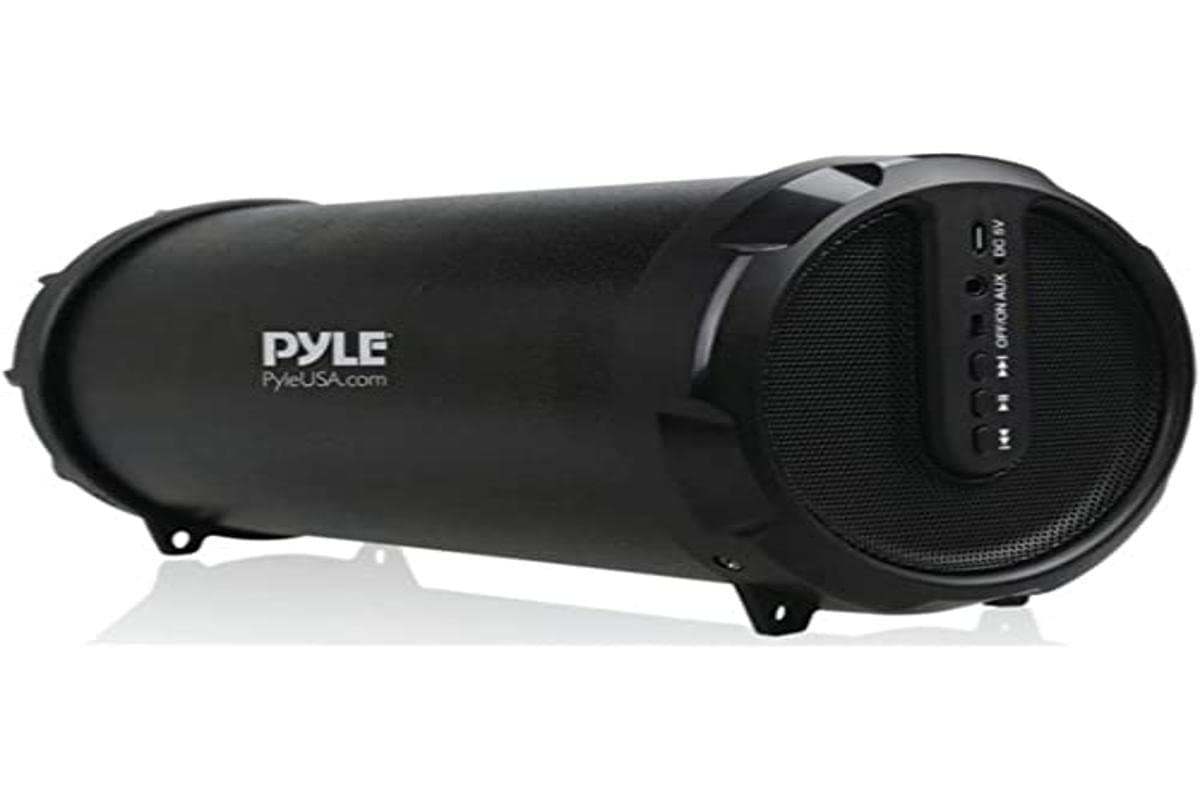 Pyle Portable Speaker, Boombox, Bluetooth Speakers, Rechargeable Battery, Surround Sound, Digital Sound Amplifier, 3.5Mm Aux Inp