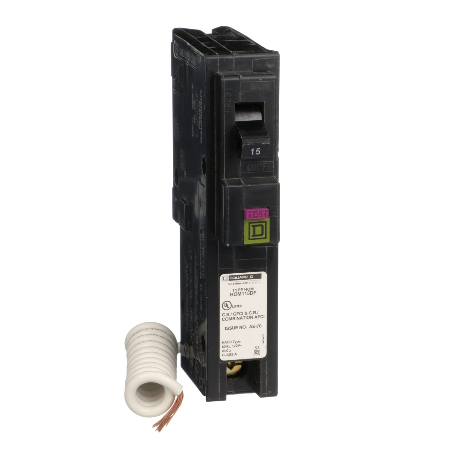 Hom 15A Dual Breaker (Pack Of 1)
