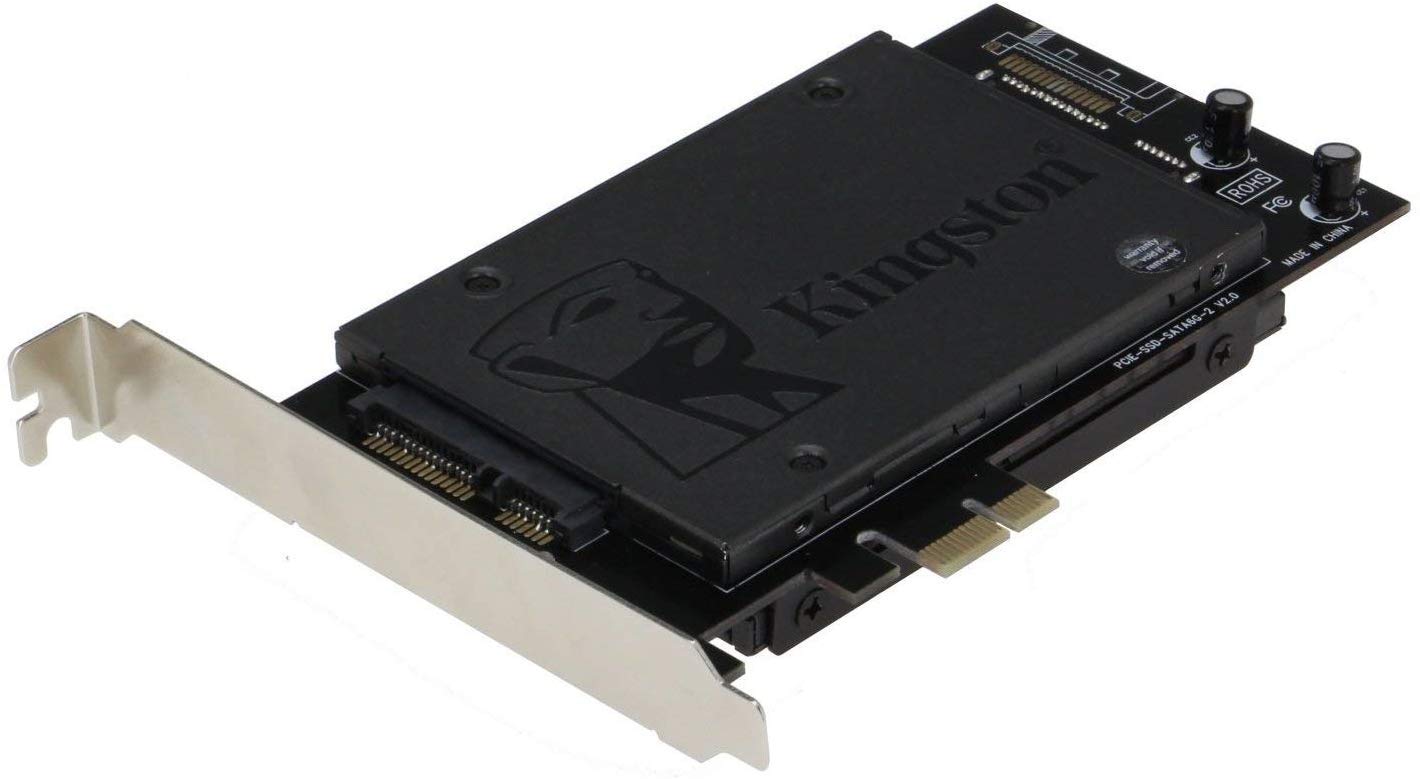 Ssd Version Sedna Pci Express (Pcie) Dual 2.5 Inch Sata Iii (6G) Ssd Adapter (Shor ...