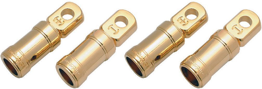 2 Pk Ring Terminal Audiopipe Screw Type 4Ga.X3/8''