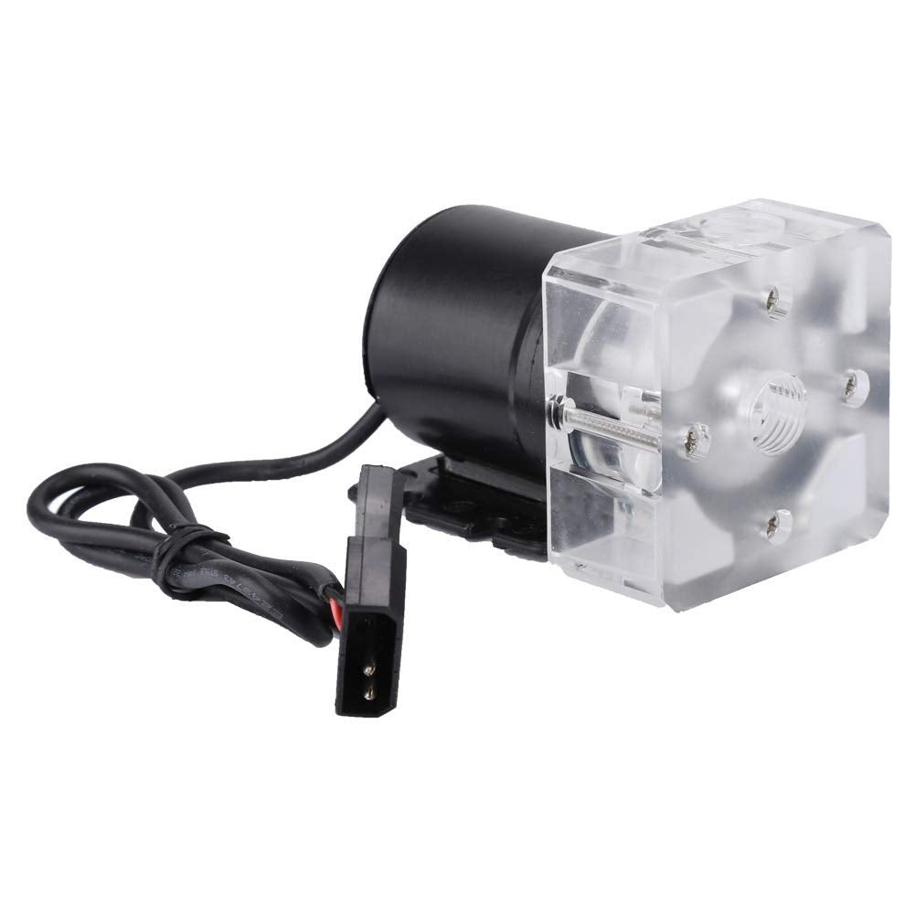 Hakeeta 800L/H High Flow Computer Water Pump,Noiseless Water Cooling Pump For Cpu Pc Computer Cooling System,G1/4 Thread,Waterpr