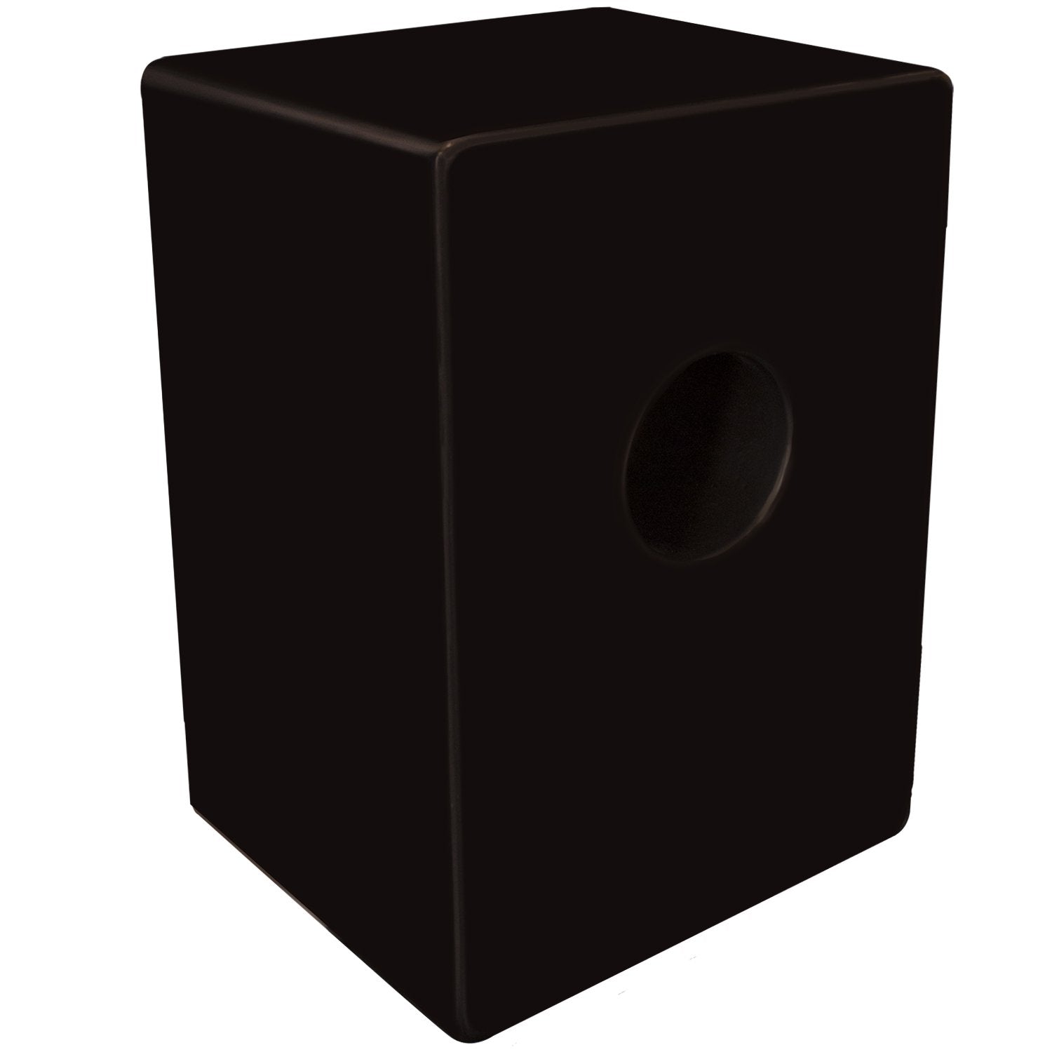 Sawtooth Harmony Series Hand Stained Spirit Design Satin Black Compact Cajon Percussion Box