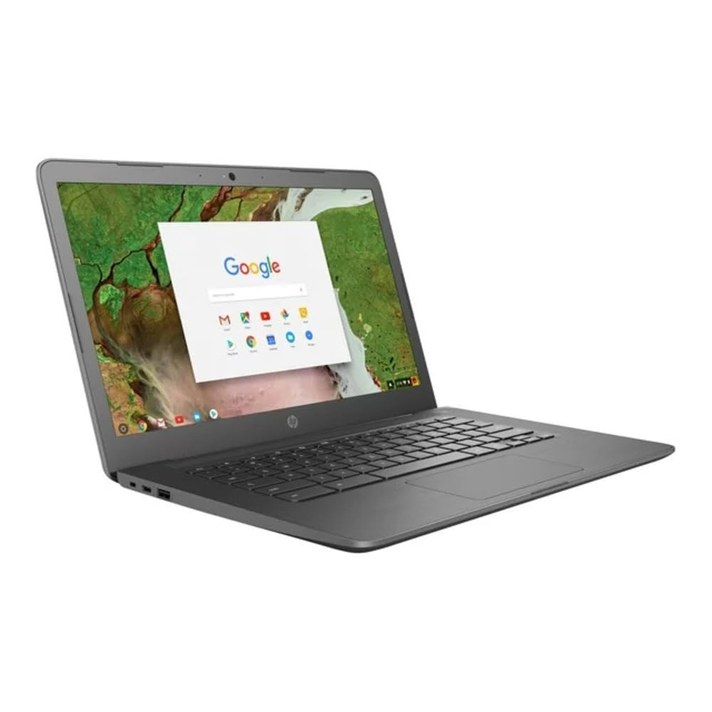 HP 14 inch Chromebook HD Touchscreen Laptop PC (Intel Celeron N3350 up to 2.4GHz, 4GB RAM, 32GB Flash Memory, WiFi, HD Camera, Bluetooth, Up to 10 hrs Battery Life, Chrome OS , Black)
