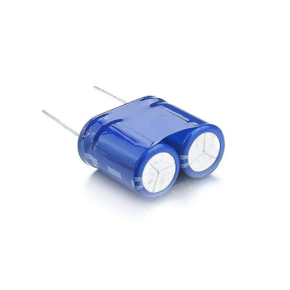 2Pcs 5.5V 4F 2Pins Super Farad Capacitor Combination For Fast Charging 132623Mm