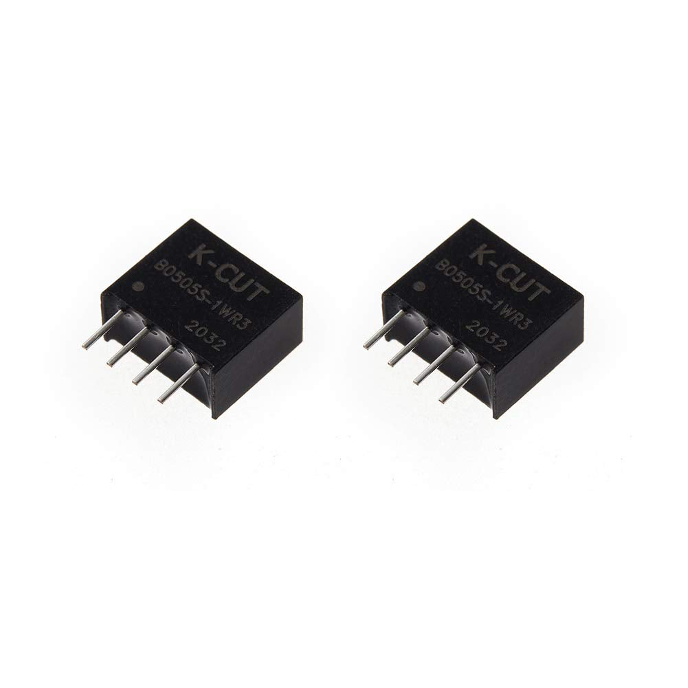 Bridgold 2Pcs B0505S 1Wr3 B0505S Isolated And Unregulated Single Output,Fixed Input Voltage 1W