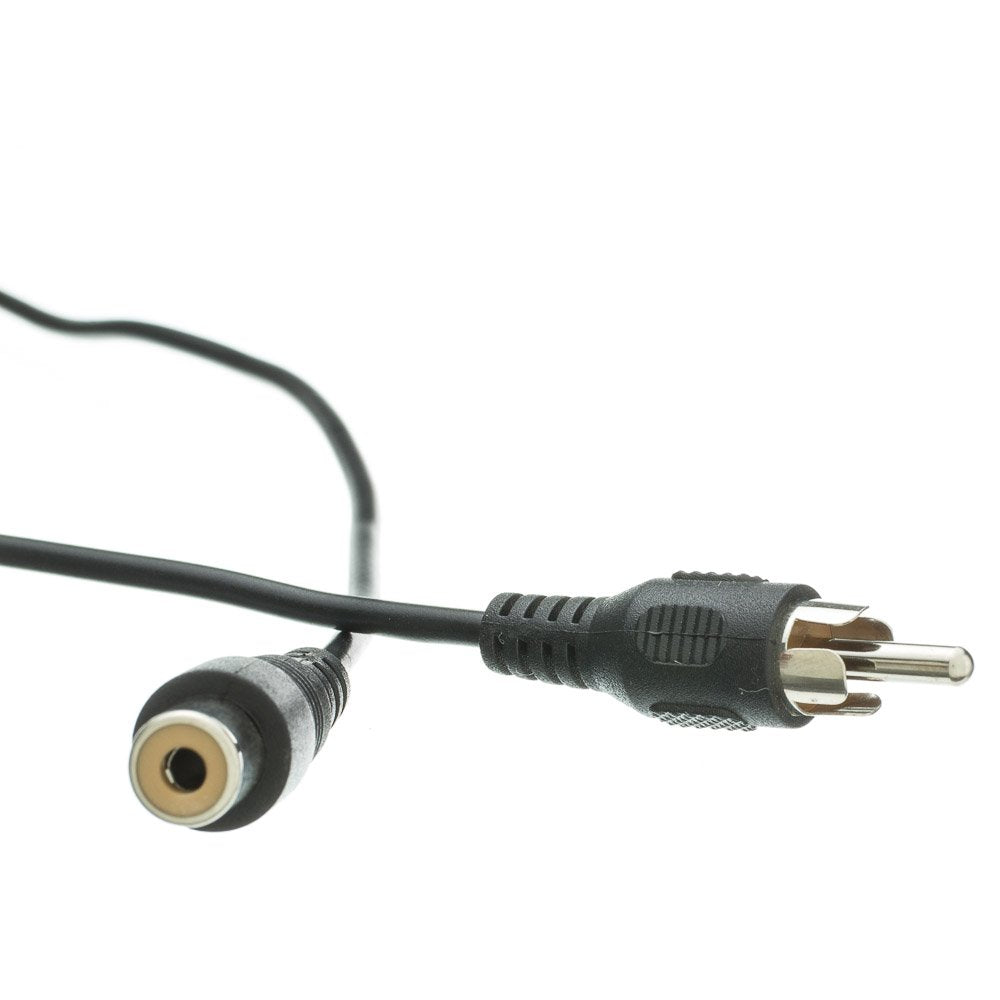 Cablewholesale Rca Audio/Video Extension Cable, Rca Male To Rca Female, A/V Extension Cord For Dvd, Tv, Cd, 6 Feet, Rca Male To