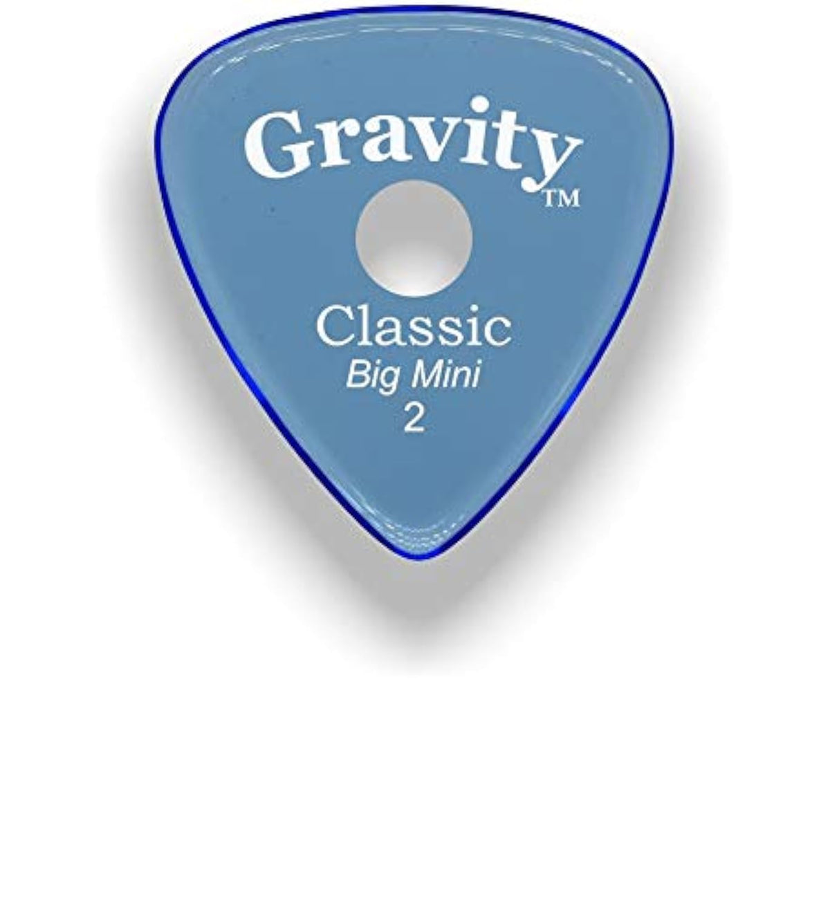 Gravity Picks Classic Guitar Pick   Made Of Acrylic Materail   Polished By Professionals   Round Grip Hole For Better Grip   2.0