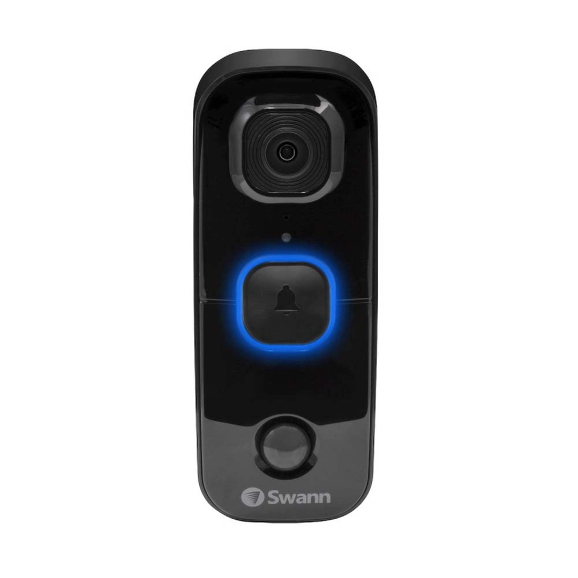 Swann Buddy Video Doorbell, 2 Piece Set