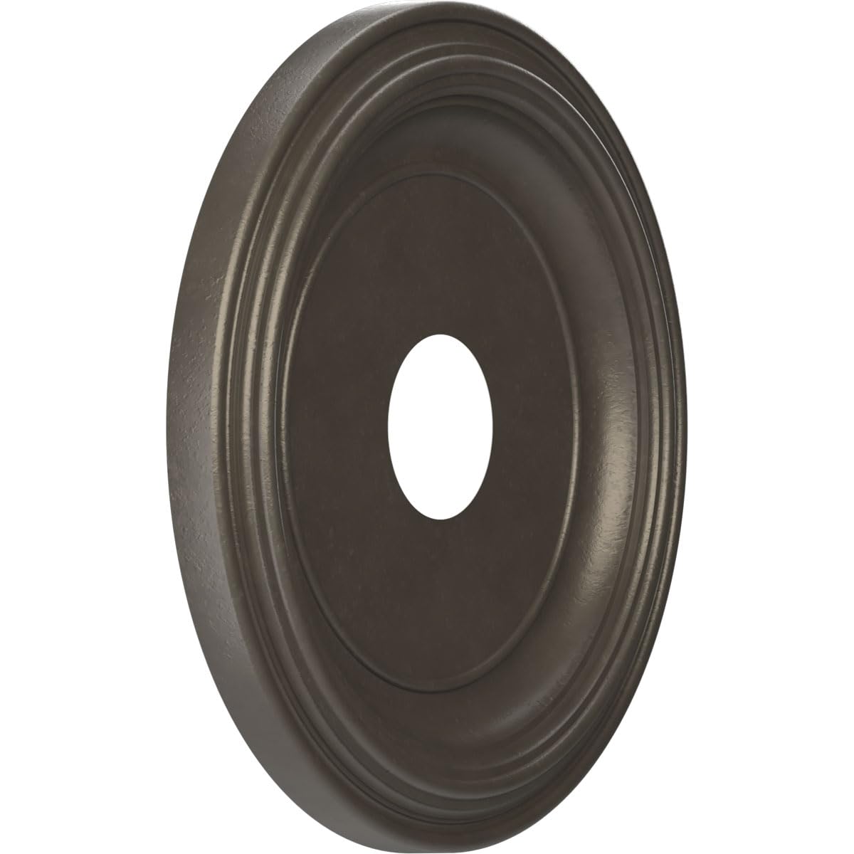 16Od X 3 1/2Id X 1 3/8P Traditional Thermoformed Pvc Ceiling Medallion (Fits Canopies Up To 9 1/2), Universal Aged Metallic Weat