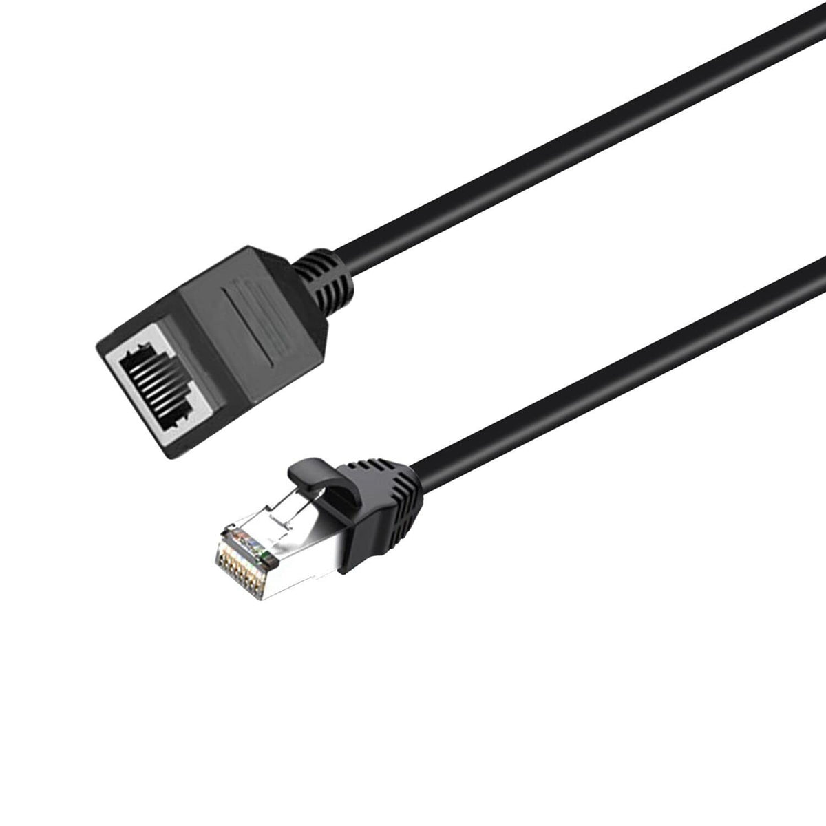 OUYFBO RJ45 Extension Cable Cat6 0.6m Black 2 Pack – Electroeshop