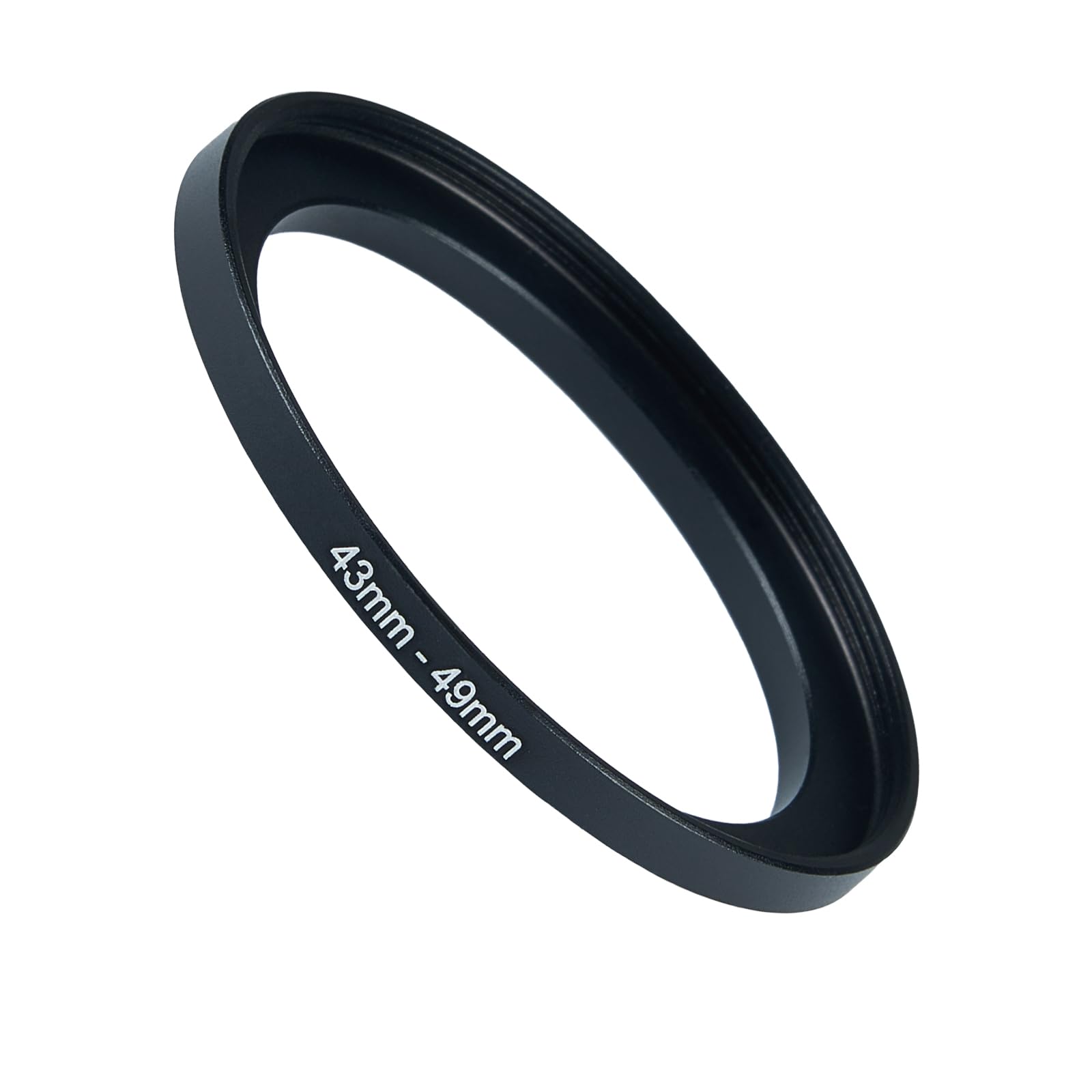 Gznly 43Mm To 49Mm Step Up Adapter Rings Filter Adapter Black Metal Step Down Filter Ring Adapter Compatible With All Brand Uv C