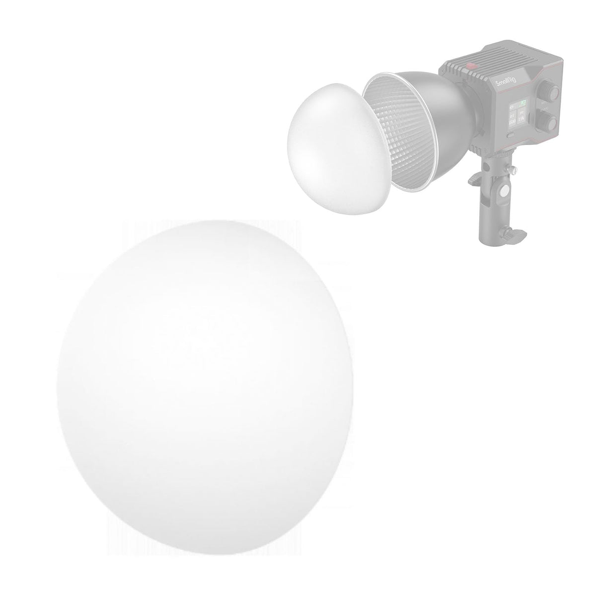 Smallrig Silicone Diffuser, Cob Light Diffuser, Lighting Accessory For Smallrig Rc 60B Cob Led Video Light   4529