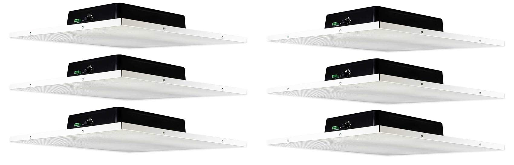 Rockville 6 DCS8T 70V Commercial Drop Ceiling Tile Speakers 4 Office/Restaurant