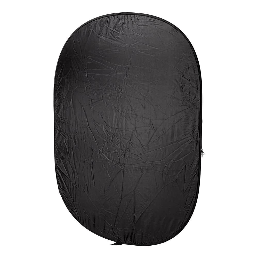 Fotodiox 40X60In 5 In 1 Collapsible Reflector Panel With Bag For Photography And Video   Black, Gold, Silver, Translucent, And W