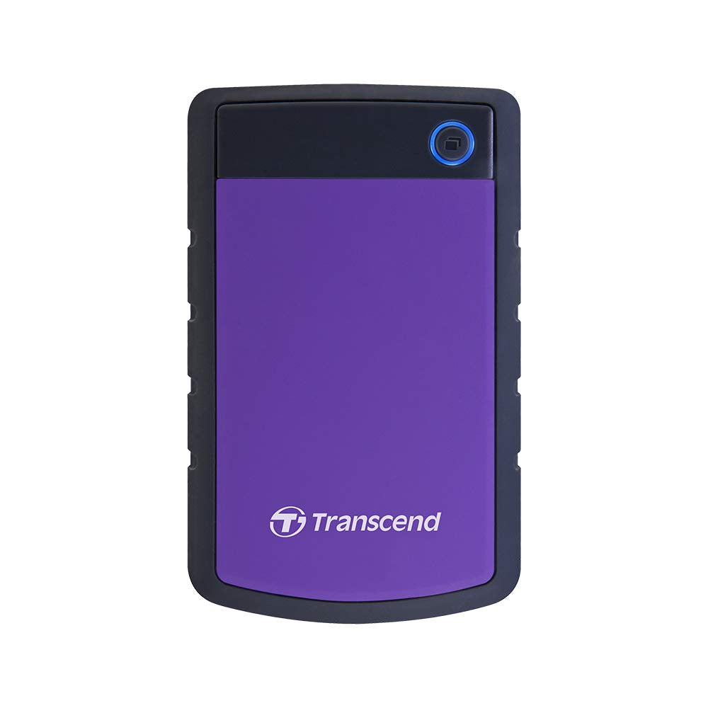 Transcend Storejet 2Tb Portable Usb 3.0 Hard Disk (Ts2Tsj25H3P), Purple