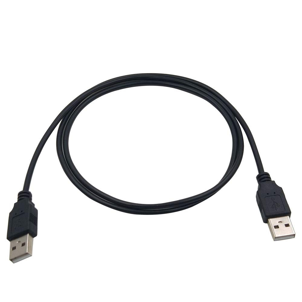 Usb To Usb Cable 3Ft   Bescable A Male To A Male Cord Usb 2.0 Cable In Black Compatible With Hard Drive Enclosures, Dvd Player,