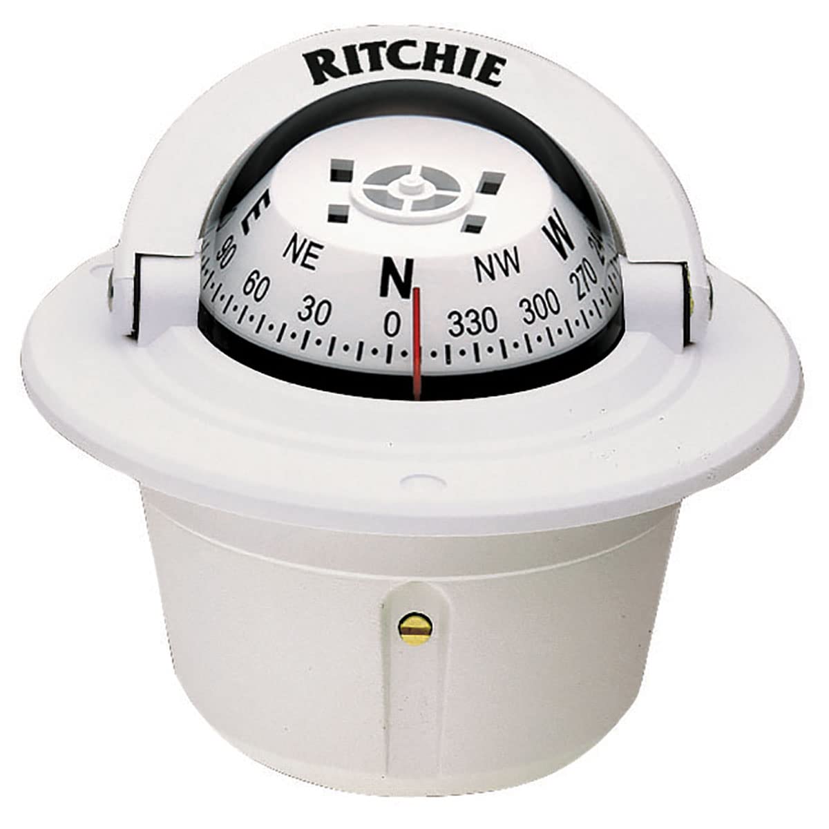Ritchie Explorer Flush Mount Compass, White (F 50W)