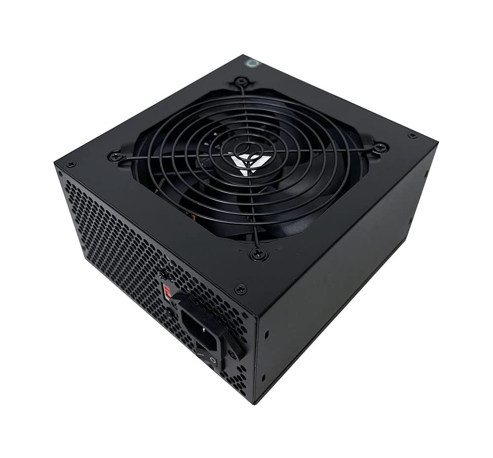 Apevia Spirit600W Spirit 600W Atx Power Supply With Auto Thermally Controlled 120Mm Fan, 115/230V Switch, All Protections