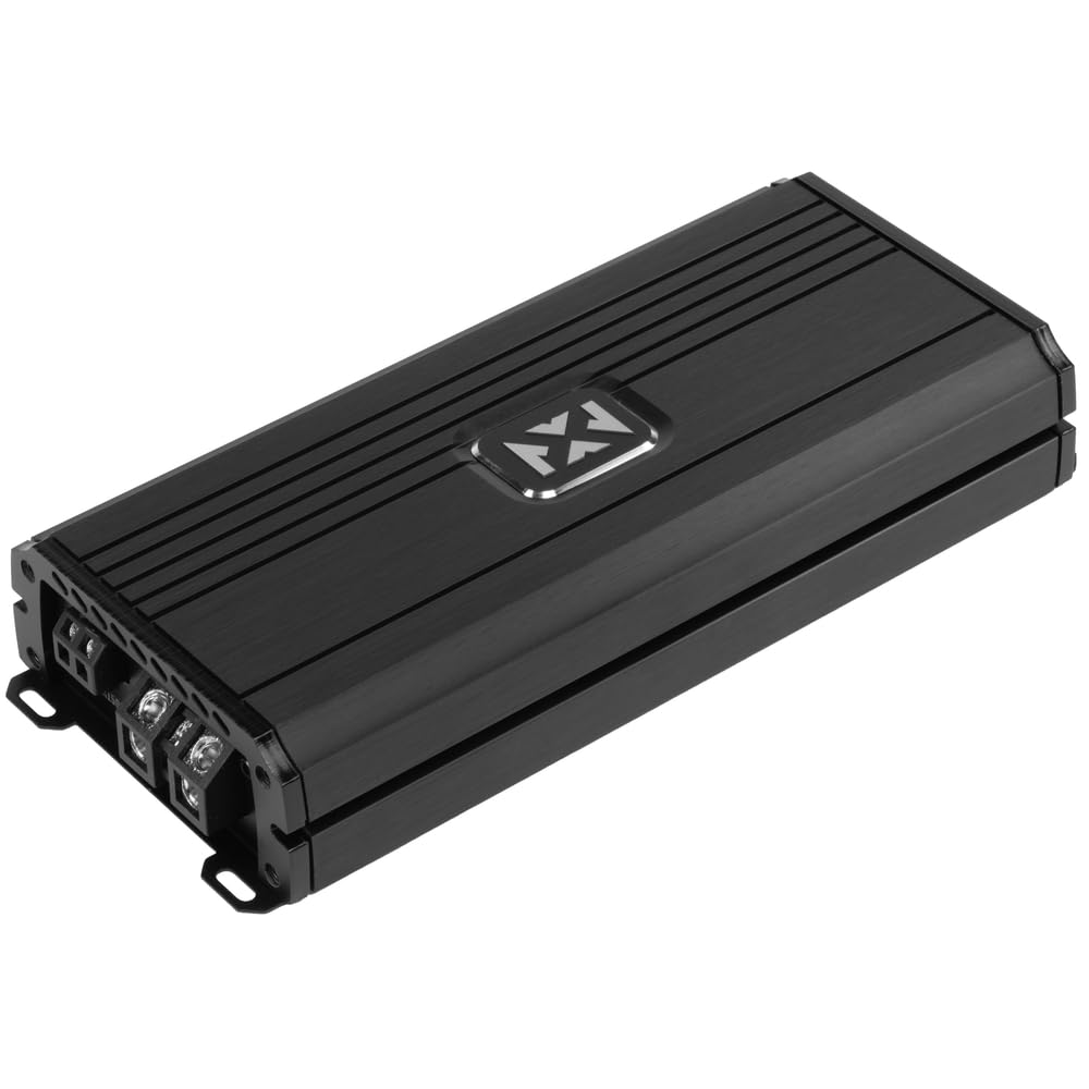 Nvx Nda15001 3000W Peak (1500W Rms) N Series Class D 1 Ohm Stable Monoblock Amplifier With Remote Bass Knob