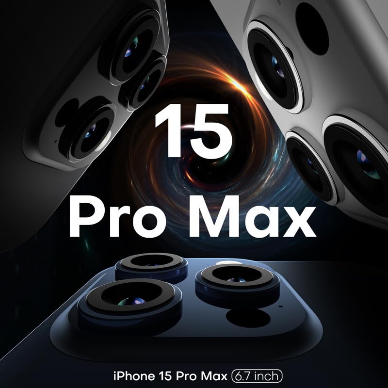 Tauri For Iphone 15 Pro Max Case Titanium, [Compatible With Magsafe] With 2X Screen Protector + 2X Camera Lens Protector, Milita